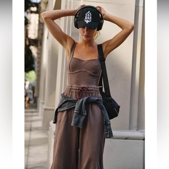 Free People Purple (trailblazer-color) Inbound Onesie Jumpsuit‎ - Picture 6 of 14